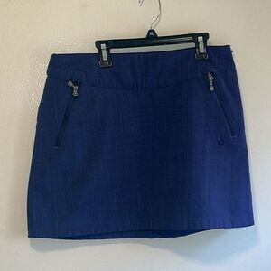 EXCELLENT CONDITION ISIS CELESTIAL PURPLE LINDSAY FLEECE SOFTSHELL SKIRT SIZE 6